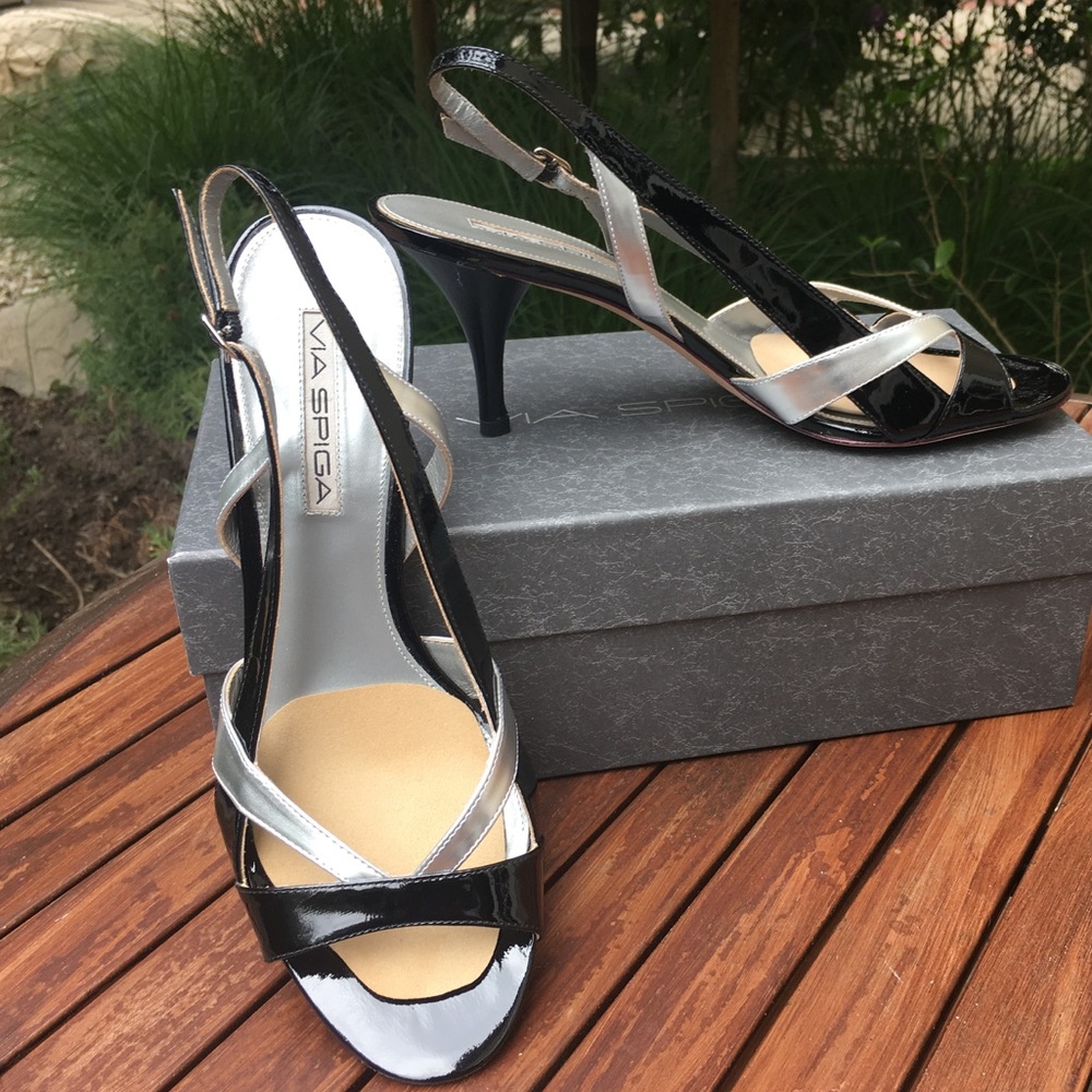 Via Spiga Strappy Heels Size 8.5